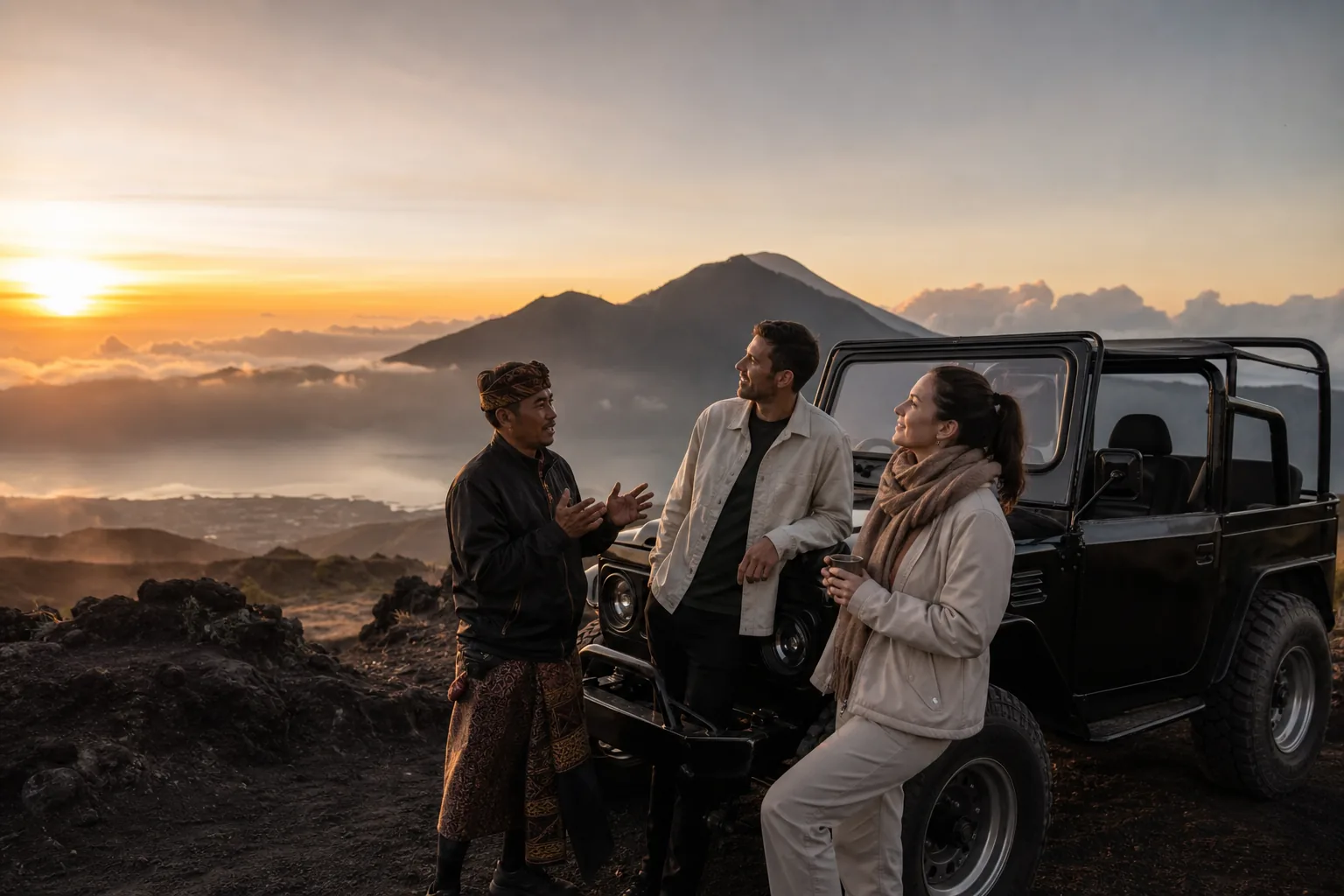 Private sunrise jeep adventure in Bali