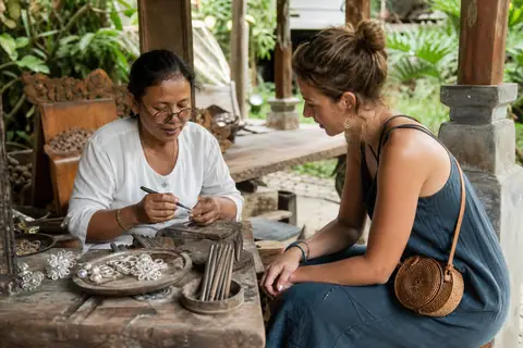 ubud silver artisan village